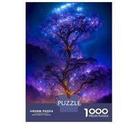 Rompecabezas De 1000 Piezas para Adultos Purple Galaxy Tree Rompecabezas Juego Familiar para La Diversión Familiar Oferta como Regalo para Toda La Familia 70x50cm/1000pcs