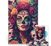 Rompecabezas de 1000 Piezas para Adultos Que celebra la Vida y la Muerte, Juguete antiestrés, desafío difícil, Toda la Familia 38x26cm