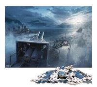 Rompecabezas de 1000 Piezas para Adultos: ¡Que comience la Batalla! Rompecabezas Cuadrado de Papel para Adultos, Ideal para Decorar el hogar o como Regalo navideño. Medidas: 38 x 26 cm / 1000 Piezas.