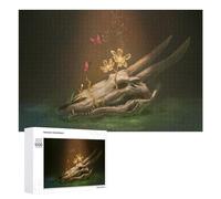 Rompecabezas de 1000 piezas para adultos que se levantan de las cenizas, una transformación mágica, rompecabezas para adolescentes, juego práctico para mejorar la memoria interacción entre padres e