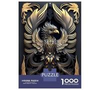 Rompecabezas De 1000 Piezas para Adultos Queen Golden Phoenix Rompecabezas Juego De Ingenio Carrera De Velocidad De Manos Interacción Entre Padres E Hijos 52x38cm/1000pcs