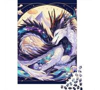 Rompecabezas de 1000 Piezas para Adultos: Quimera Serpiente. Rompecabezas de Papel Cuadrado. Juego Educativo y Divertido. 38 x 26 cm / 1000 Piezas.