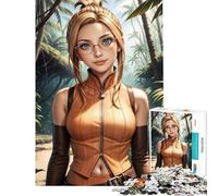 Rompecabezas de 1000 Piezas para Adultos Quistis (Final Fantasy) Juego desafiante Juguetes educativos Juego de decoración de Pared Excelentes Regalos y Juguetes (tamaño 38x26cm)