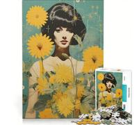 Rompecabezas de 1000 Piezas para Adultos Radiante Vida ilustrada Juegos relajantes Corte de precisión Ideal para Decorar el Escritorio 50x75cm