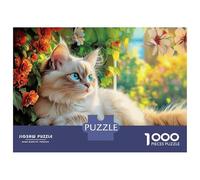 Rompecabezas De 1000 Piezas para Adultos Ragdoll Cat by Window Rompecabezas para Adultos Juegos De Relajación Análisis Y Lógica Reducción del Estrés Regalos 52x38cm/1000pcs
