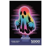 Rompecabezas De 1000 Piezas para Adultos Rainbow Ghost with Neon Aura Rompecabezas para Adultos Juegos Familiares para La Diversión Familiar Regalo De Cumpleaños, Regalos, 70x50cm/1000pcs