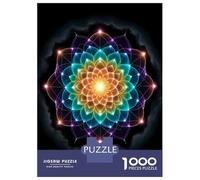 Rompecabezas De 1000 Piezas para Adultos Rainbow Mandala Cosmic Rompecabezas para Adultos Juegos Relajantes Pero Divertidos Y Humorísticos Desafiante De Completar 70x50cm/1000pcs