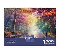 Rompecabezas De 1000 Piezas para Adultos Rainy Day in Autumn Park Rompecabezas para Adolescentes Juego Práctico Desafío Difícil Regalo De Cumpleaños, Regalos, 70x50cm/1000pcs