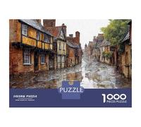 Rompecabezas De 1000 Piezas para Adultos Rainy Day in Old Town Rompecabezas para Adultos Juegos Relajantes Análisis Y Lógica Oferta como Regalos para Toda La Familia 70x50cm/1000pcs