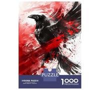 Rompecabezas De 1000 Piezas para Adultos Raven Viking Rompecabezas para Adultos Juegos Familiares Desafío Difícil para Cumpleaños, Navidad 52x38cm/1000pcs