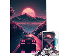 Rompecabezas de 1000 Piezas para Adultos Recorriendo el Camino Juego Educativo desafío Juguete Juego Relajante Regalo de cumpleaños Obra de Arte (tamaño 50x75cm)