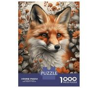 Rompecabezas De 1000 Piezas para Adultos Red Fox in Spring Forest Rompecabezas para Adultos Juego Familiar Difícil Difícil Y Desafiante 52x38cm/1000pcs