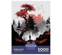 Rompecabezas De 1000 Piezas para Adultos Red Japan Rompecabezas para Adultos Juegos De Relajación Regalos para Mujeres Desafío Educativo 70x50cm/1000pcs