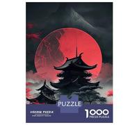 Rompecabezas De 1000 Piezas para Adultos Red Moon Japan (2) Rompecabezas para Adolescentes Juguetes De Bricolaje Que Mejoran La Memoria Regalos De Cumpleaños Y Únicos 70x50cm/1000pcs