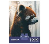 Rompecabezas De 1000 Piezas para Adultos Red Panda in Forest Rompecabezas Antiestrés Juguetes Difíciles Cumpleaños Y Navidad 70x50cm/1000pcs
