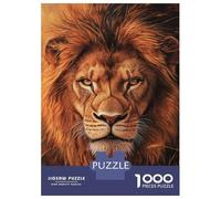 Rompecabezas De 1000 Piezas para Adultos Regal Lion Portrait Rompecabezas para Adultos Juguetes Antiestrés Difícil Difícil Y Desafiante 52x38cm/1000pcs