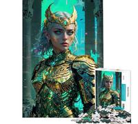 Rompecabezas de 1000 Piezas para Adultos Regalo Aegis of Eternity︰ Circuito Divino de Atenea Rompecabezas para Adultos Juguetes antiestrés patrón de Montaje Gran Regalo para los Amantes de los Juegos