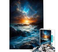 Rompecabezas de 1000 Piezas para Adultos Regalo Azure Odyssey difícil y desafiante decoración para el hogar Juguete Educativo para Mayores de 14 años (50x75cm)