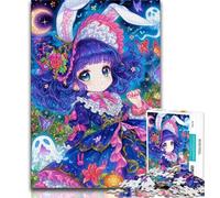 Rompecabezas de 1000 Piezas para Adultos, Regalo de Anime, Chica guerrera, Juguete Educativo, Divertidos Juegos Familiares, decoración única para el hogar (tamaño 38x26cm)
