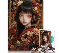 Rompecabezas de 1000 Piezas para Adultos Regalo de Anime japonés Rompecabezas para Adultos Rompecabezas para aliviar el estrés desafío difícil Regalo de Amigo Secreto 38x26cm