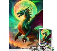 Rompecabezas de 1000 Piezas para Adultos Regalo de Apocalipsis fantasía dragón Juguete Educativo Regalo de Amigo Secreto Juego Familiar Interesante para Reducir el estrés tamaño 50x75cm