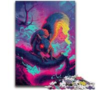 Rompecabezas de 1000 Piezas para Adultos, Regalo de Ardilla Infernal para Mayores de 14 años, Juguete Educativo Intelectual descompresor, Gran Regalo, 38x26cm