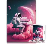 Rompecabezas de 1000 Piezas para Adultos, Regalo de Astronauta, Piano, Relajante, Divertido, para Pasar el Tiempo Libre, Juguete de Corte preciso de Primera Calidad, tamaño 38x52cm