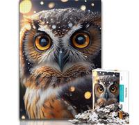 Rompecabezas de 1000 Piezas para Adultos Regalo de búho 1000 Piezas para Adultos Juguete Educativo Intelectual descompresor decoración 75x50cm