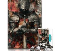 Rompecabezas de 1000 Piezas para Adultos Regalo de Caballeros Medievales 1000 Piezas para Adultos para Juego Educativo desafío Juguete Regalo de cumpleaños Regalos Arte de Pared 38x26cm