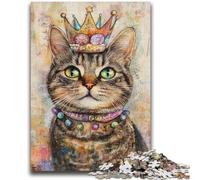 Rompecabezas de 1000 Piezas para Adultos, Regalo de cumpleaños, Gato, antiestrés, Vacaciones en casa, Juguetes de decoración del hogar, 50x75cm