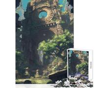 Rompecabezas de 1000 Piezas para Adultos Regalo de Destrucción de la Naturaleza Rui Juguetes de Bricolaje Obra de Arte Juego Educativo colección de Artistas Bellas Artes (tamaño 50x75cm)