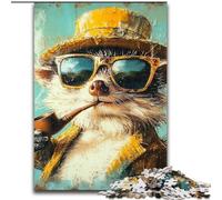 Rompecabezas de 1000 Piezas para Adultos, Regalo de Detective mangosta, Ayuda a ejercitar el Cerebro, Juguetes adictivos para Cultivar la Paciencia, decoración, 50x75cm