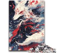 Rompecabezas de 1000 Piezas para Adultos, Regalo de Dios de los Zorros para Mayores de 14 años, Juegos educativos para Adultos y Adolescentes, Obra de Arte de Regalo de 50x75cm