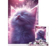 Rompecabezas de 1000 Piezas para Adultos Regalo de Gatito de ensueño Juguete para decoración de Pared Gran Regalo Juegos educativos Interesante reducción del estrés tamaño 38x52cm