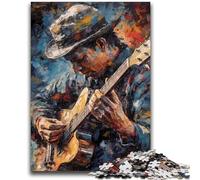 Rompecabezas de 1000 Piezas para Adultos, Regalo de Guitarrista, Juegos educativos, decoración del hogar, Juego Educativo para cumpleaños y Navidad, 50x75cm