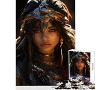 Rompecabezas de 1000 piezas para adultos regalo de la Reina Guerrera Desertpunk juguete para decoración de pared regalo para cumpleaños juego familiar interesante para reducir el estrés tamaño 50x75cm