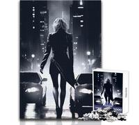 Rompecabezas de 1000 Piezas para Adultos, Regalo de Mujer Caminando por la Ciudad, Rompecabezas, Juegos Familiares, análisis y lógica, Juguetes de Bricolaje, tamaño 38x26cm