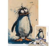 Rompecabezas de 1000 Piezas para Adultos Regalo de pingüino perdido Juguete Educativo Regalo de Amigo Secreto Juego Familiar Interesante para Reducir el estrés tamaño 38x52cm