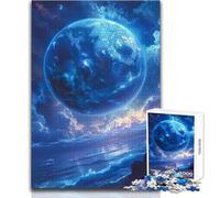 Rompecabezas de 1000 Piezas para Adultos, Regalo de Planeta Azul místico, océano, Juego Educativo Familiar, desafío difícil, Ideas de Regalo, tamaño 38x26cm