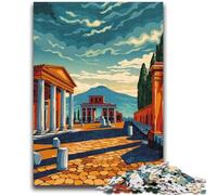 Rompecabezas de 1000 Piezas para Adultos, Regalo de Pompeya, Juegos educativos, decoración del hogar, Juego Educativo para cumpleaños y Navidad (tamaño 50x70cm)