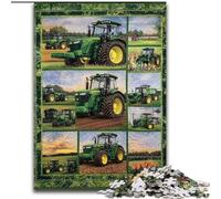 Rompecabezas de 1000 Piezas para Adultos, Regalo de Tractor agrícola, para Mayores de 14 años, para diversión Familiar y Noches de Juegos, colección de Artistas, Bellas Artes tamaño 50x75cm