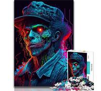 Rompecabezas de 1000 Piezas para Adultos, Regalo de un Joven gánster Zombi, Juguetes educativos, Juegos Familiares, cumpleaños (tamaño 38x26cm)