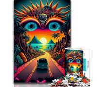 Rompecabezas de 1000 Piezas para Adultos Regalo de Viaje al paraíso 1000 Piezas para Adultos Juguete Educativo Intelectual descompresor decoración 26x38cm