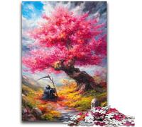 Rompecabezas de 1000 Piezas para Adultos, Regalo del árbol de la Vida, Juguete Educativo Intelectual descompresor, Adecuado para Parejas a Partir de 14 años, 50x75cm