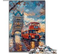 Rompecabezas de 1000 Piezas para Adultos, Regalo del Paisaje Urbano de Londres, Juguetes educativos, Juegos antiestrés, decoración de Pared tamaño 26x38cm