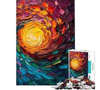 Rompecabezas de 1000 piezas para adultos Regalo ideal Rompecabezas del eclipse solar Juguetes de bricolaje para adultos Análisis y lógica Un gran regalo para los amantes de los juegos (tamaño 38x52cm)