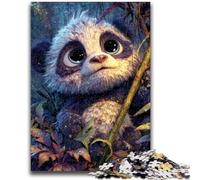 Rompecabezas de 1000 Piezas para Adultos, Regalo para bebé Panda, antiestrés, para Pasar el rato, decoración del hogar, Juguetes de 50x75cm