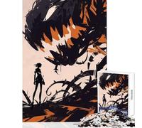 Rompecabezas de 1000 Piezas para Adultos Regalo para niña con Monstruo Juguetes de Bricolaje Regalo para cumpleaños Juegos educativos desafiantes para completar tamaño 50x75cm