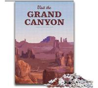 Rompecabezas de 1000 Piezas para Adultos, Regalo para visitar el Gran Cañón, Ideal para Aprender y Regalar a Toda la Familia 75x100cm