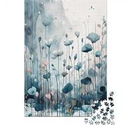 Rompecabezas De 1000 Piezas para Adultos, Regalos Abstract Watercolor Flowers Rompecabezas para Adultos, Juegos Relajantes, Desafío Difícil, Regalo De Cumpleaños, Regalos, 70x50cm/1000pcs